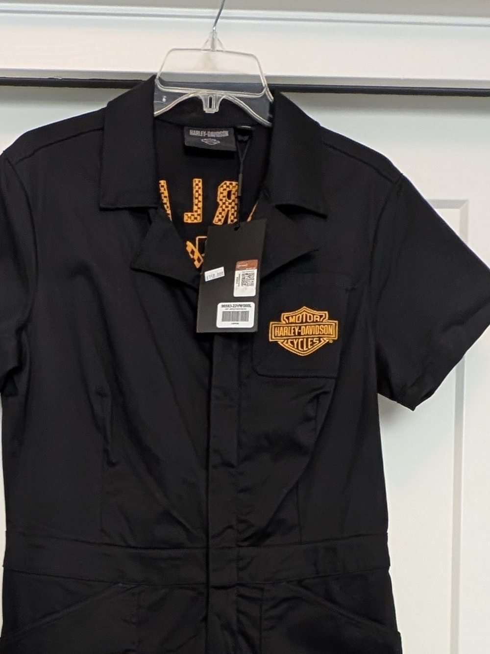 Harley-Davidson Womens Black Logo Coverall - Picture 3 of 5